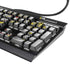 Vatican City Flag Distressed K95 RGB PLATINUM Mechanical Gaming Keyboard Skin
